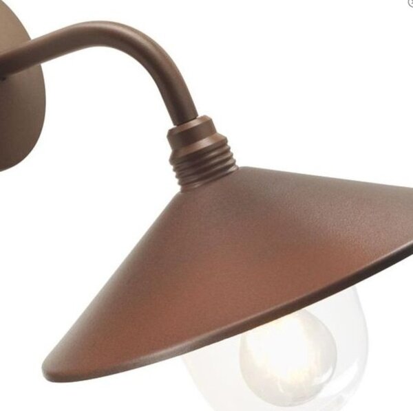 Applique classico sovil spectre 158 36 e27 led alluminio ferro vetro - Sovil Illuminazione