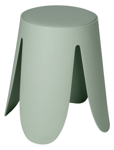 Sgabello color salvia in plastica impilabile Comiso – Wenko