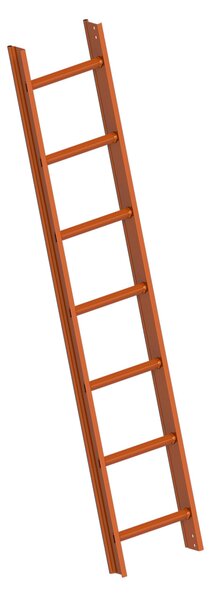 Layher 1051 Scala da tetto marrone rame 7 pioli