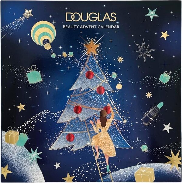 Douglas Calendario Dell'avvento 2024 Calendario Dell'avvento Di Bellezza E Trucco Donne + Ragazze - 24 Punti Di Forza Per La Cura E Il Trucco Delle Donne - Cura - Cosmetici - Limitato - Blu