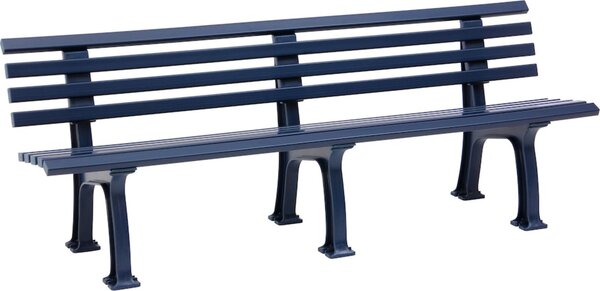 Panchina Mod. Juist 4 posti blu 200 cm