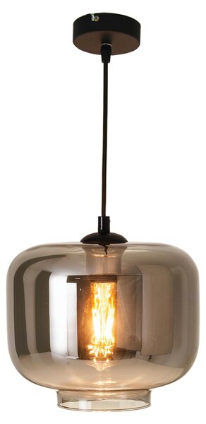 Lampada a sospensione Vaso E27 Ø25cm antracite