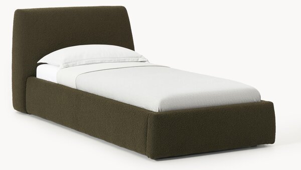 Letto singolo in bouclé Cloud
