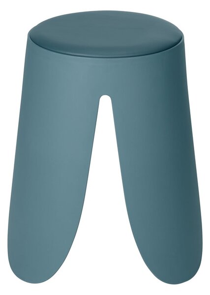 Sgabello color petrolio in plastica impilabile Comiso – Wenko