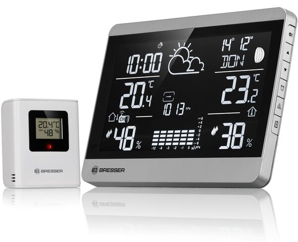 Stazione meteorologica Bresser ClimateTemp NDH NEO, wireless, con sensore esterno