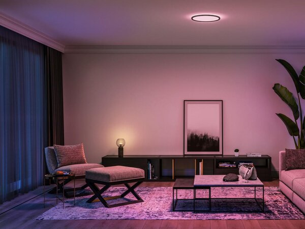 Plafoniera LED Philips Hue This RGBW 23 W 3100 lm 2000-6500 K nero - compatibile con SMART HOME di hornbach