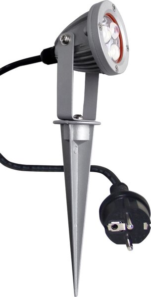 Faretto LED per esterni, spot regolabile H 29,5 cm, SENDLING