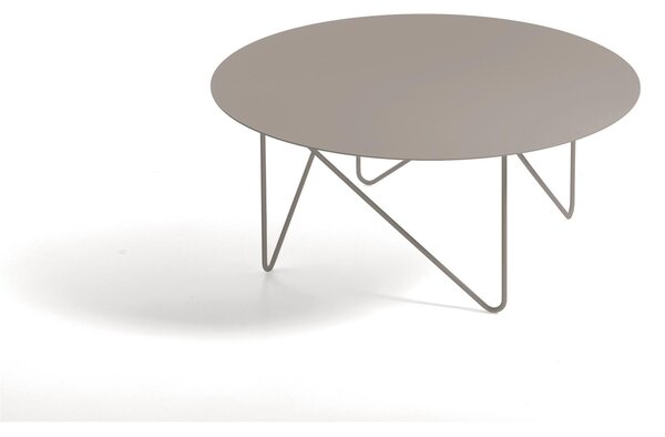 Tavolino rettangolare SHAPE 90xh38cm realizzato in acciaio verniciato con finiture sabl�