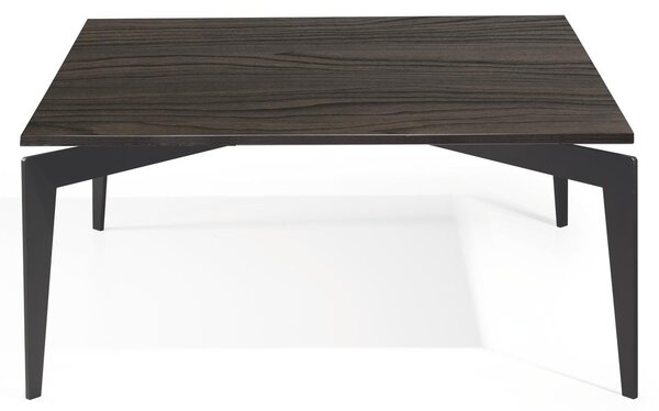 Tavolino quadrato ripiano in laminato ecologico 80x80xh36 cm NORDIC