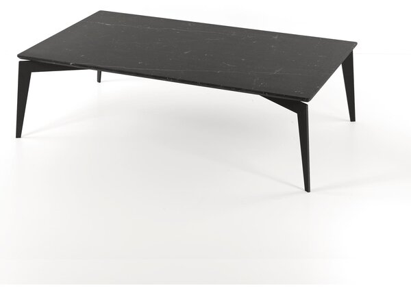 Tavolino rettangolare top in marmo 120x70xh36 cm NORDIC