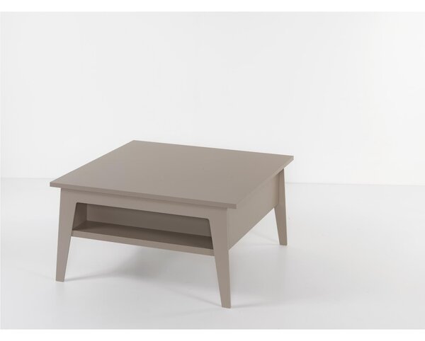 Tavolino quadrato multifunzione con piano alzabile BRIGHTON Dimensioni chiuso 80x70xh40 cm - peso 45,5 kg si alza il Top di 25 cm e lo sposta in avanti di 35 cm