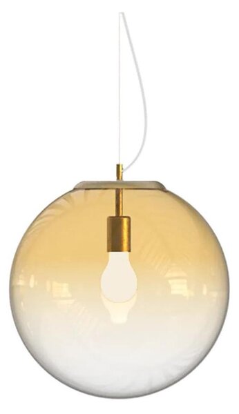 Ideal Lux - Lampadario a sospensione con filo MAPA 1xE27/42W/230V diametro 40 cm oro/fumé
