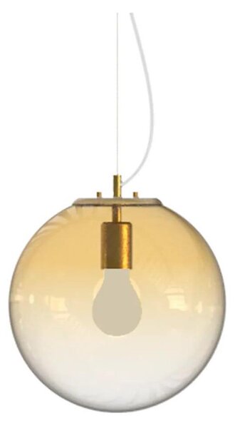 Ideal Lux - Lampadario a sospensione con filo MAPA 1xE27/42W/230V diametro 30 cm oro/fumé