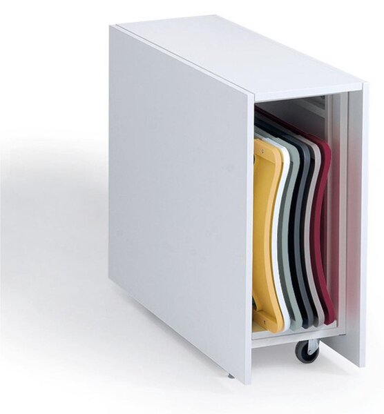 Tavolo chiudibile con portasedie laminato con ruote cornice Laminata 172x92x73h Archimede richiudibile in 34 centimetri prodotto consegnato Montato