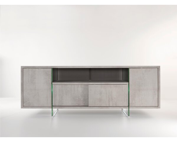 Porta TV alto MOVIE 180x45xh65 cm struttura realizzata in laminato ecologico