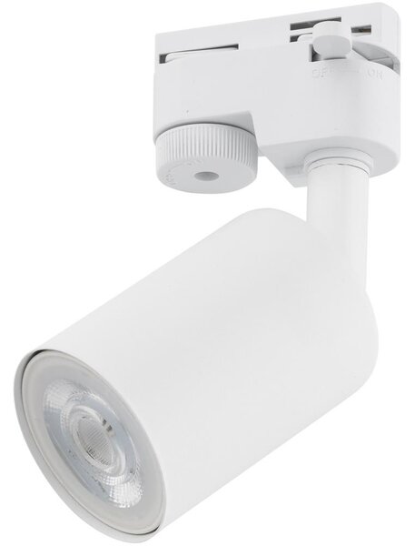 Faretto per sistema a binario TOP 1xGU10/10W/230V bianco