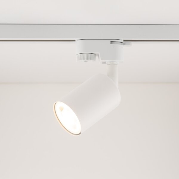 Faretto per sistema a binario TOP 1xGU10/10W/230V bianco