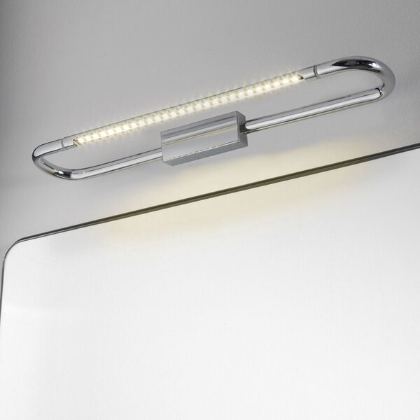 Lampada da parete GLOW 55x10cm, 24 luci a LED ad alta densit� colore bianco caldo, Durata 12000 ore