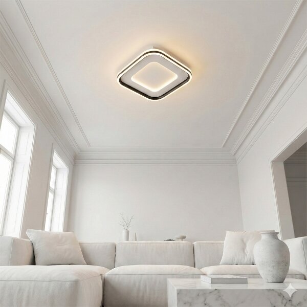 Brilagi - Lampada LED dimmerabile TRIVARO LED/88W/230V 3000-6000K 40x40 cm + telecomando