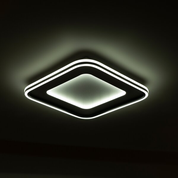 Brilagi - Lampada LED dimmerabile TRIVARO LED/88W/230V 3000-6000K 40x40 cm + telecomando