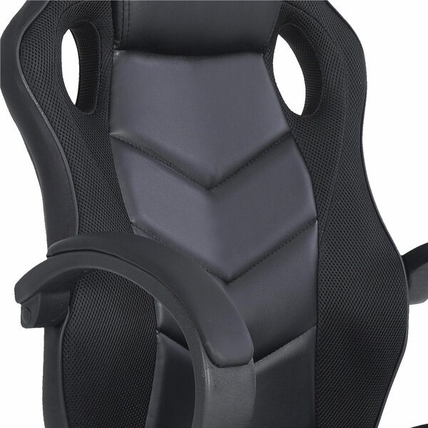 Poltrona Gaming modello LAS VERGAS gioco, computer ufficio in similpelle 61 x 66 x h. 106/116 Colore nero