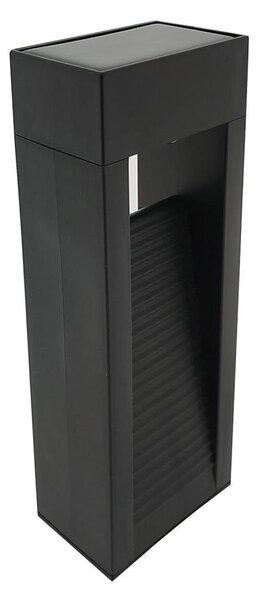 Lampada solare a LED 2x LED, 1,2 V, 200 mAh, IP44, nera