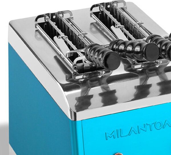 Tostapane a 2 Pinze Milan Toast Blu ideale per sandwiches Con timer di regolazione
