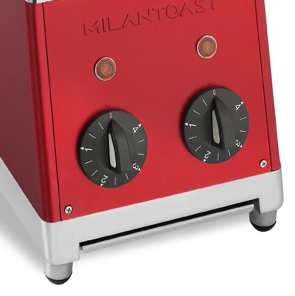 Tostapane a 2 Pinze Milan Toast ROSSO ideale per sandwiches Con timer di regolazione