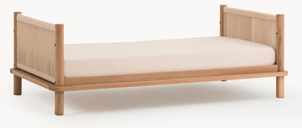 Lettino per bambini in legno di quercia Latitude, 70 x 140 cm