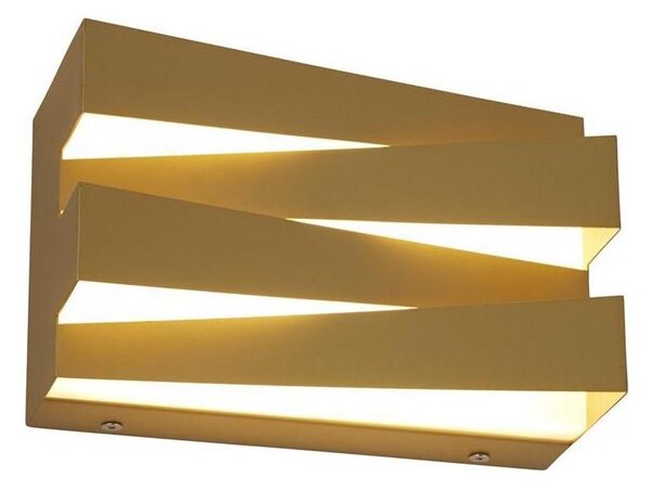 Searchlight 86410GO - Lampada da parete LED SECTION LED/18W/230V, finitura oro