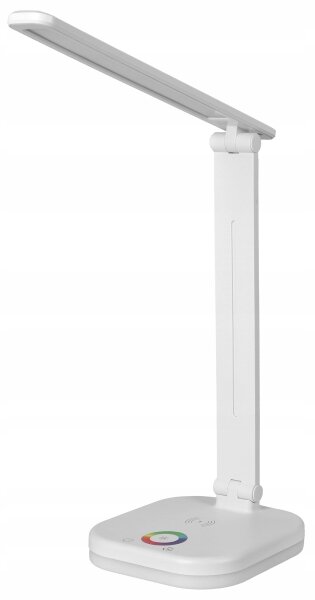 Lampada da tavolo LED RGBW dimmerabile con ricarica wireless LED/7W/5V USB bianca