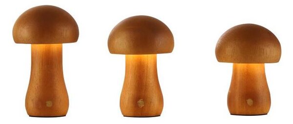 Searchlight EU34125NA - Set di 3 lampade da tavolo a LED MUSHROOM LED/1,1W/5V
