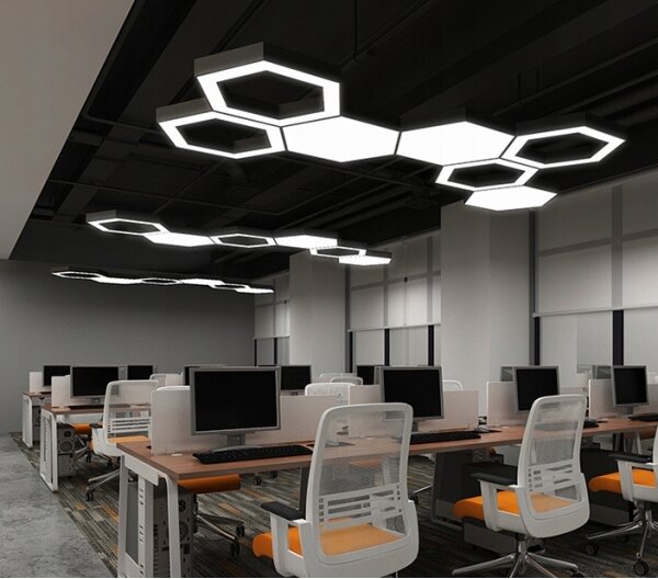 LED lampadario a cavo LED/20W/230V nero