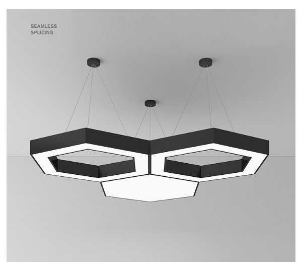 LED lampadario a cavo LED/20W/230V nero