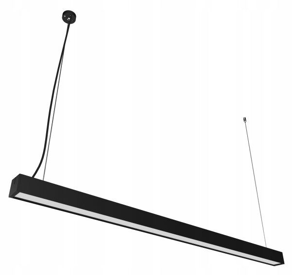 LED Lampadario su cavo LED/44W/230V 6000K 120 cm nero