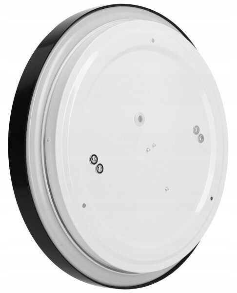 Plafoniera 2xE27/40W/230V diametro 29,5 cm nero