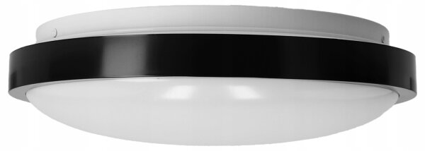 Plafoniera 2xE27/40W/230V diametro 29,5 cm nero