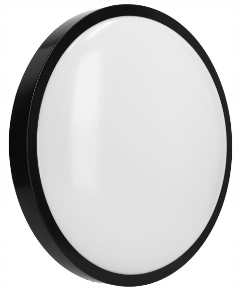 Plafoniera 2xE27/40W/230V diametro 29,5 cm nero