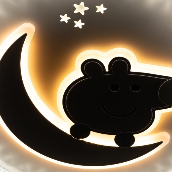 Brilagi - Plafoniera a LED per bambini PIGGY LED/70W/230V 3000/4500/6000K