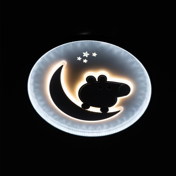 Brilagi - Plafoniera a LED per bambini PIGGY LED/70W/230V 3000/4500/6000K