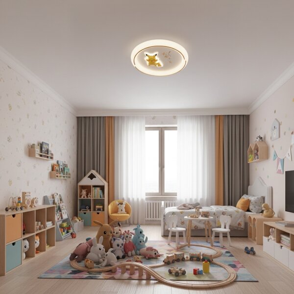Brilagi - Plafoniera LED per bambini THUNDER LED/90W/230V 3000/4500/6000K