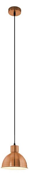 Eglo 54513 - Lampada a sospensione LED su cavo 1xE27/6W/230V, finitura ramata