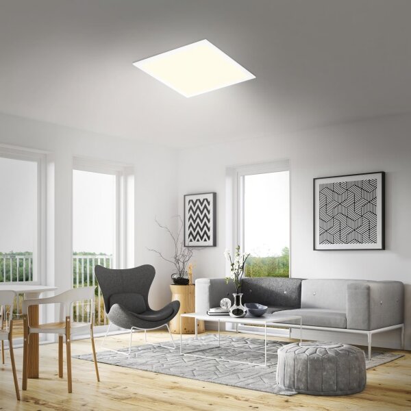 Brilo - Plafoniera LED dimmerabile LED/21W/230V 38x38 cm bianca