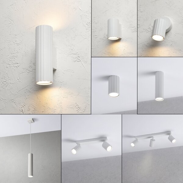 Brilagi - Lampada da parete CRISPINA 2xGU10/10W/230V 20 cm bianca