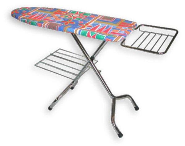 Asse da stiro Si Ci Stiro richiudibile con telaio in acciaio inox 38x120 cm - peso 7,5 kg Altezza regolabile fino a 100 cm