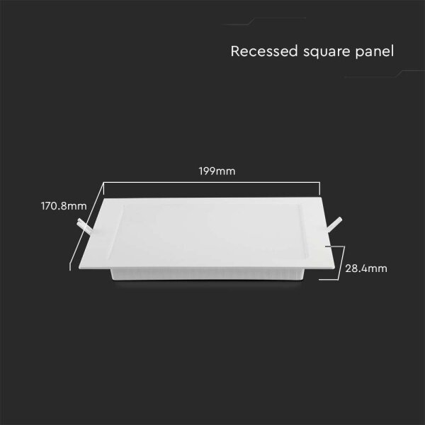 Lampada LED da incasso LED/12W/230V 3000K
