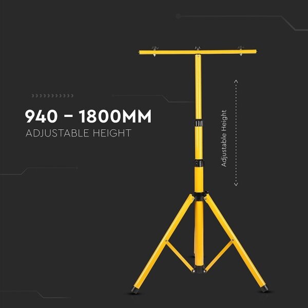 Supporto per fari 180 cm giallo