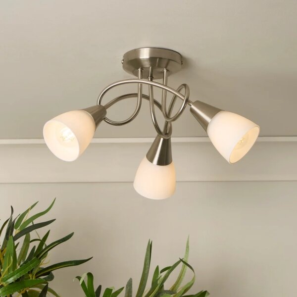 Searchlight 701787 - Lampadario da soffitto a montaggio superficiale 3xE14/7W/230V