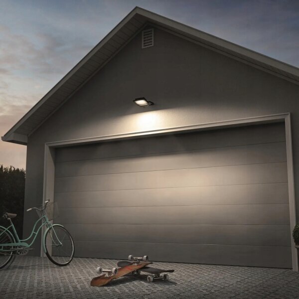 LED Faro da esterno LED/200W/230V 4500K IP65 nero
