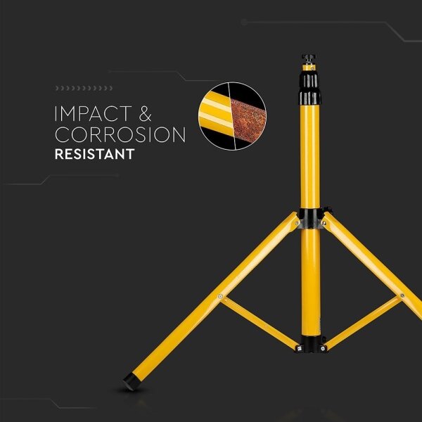 Supporto per fari 180 cm giallo